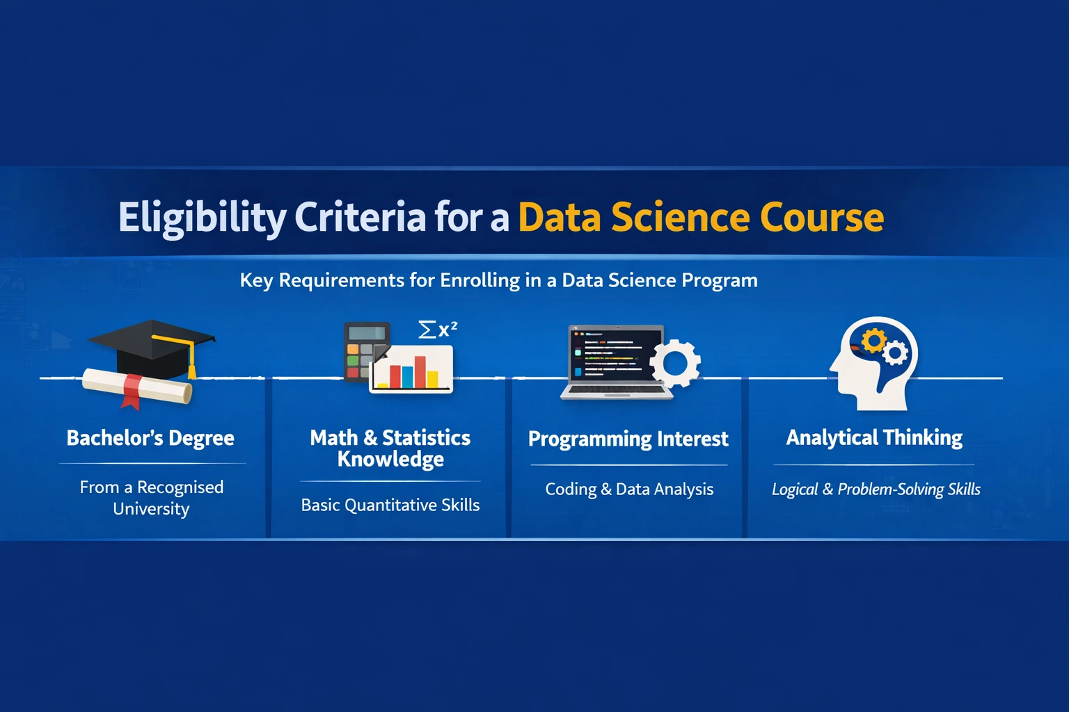 Eligibility Criteria for a Data Science Course